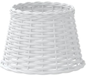 fehér fonott lámpaernyő Ø25x17 cm