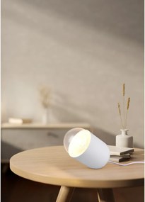 Fehér asztali lámpa (magasság 13,5 cm) Nara – Reality