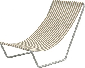Összecsukható strandnyugágy SAND STRIPES, barna