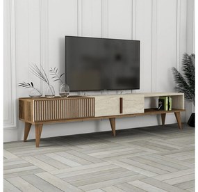 TV asztal/Szekrény Milhouse M2 (dió + travertin). 1102355
