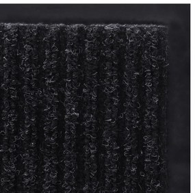 Fekete PVC Lábtörlő 120 x 180 cm