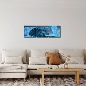 Kép - Jégbarlang (órával) (90x30 cm)