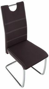 Étkezőszék Abalia New (hnedá + króm). 808098