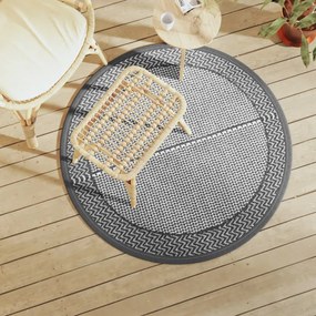 kültéri szőnyeg ARAKIL szürke Ø120 cm PP