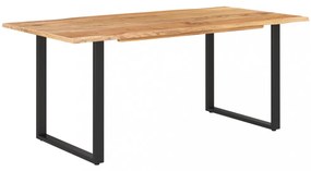 tömör akácfa étkezőasztal 180 x 90 x 76 cm