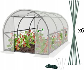 Aga Kerti fóliasátor TUN5569 3x2x2 m Átlátszó