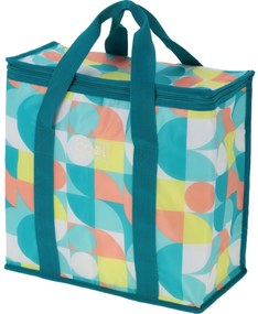Hűtőtáska Retro kocka 16 l, kék