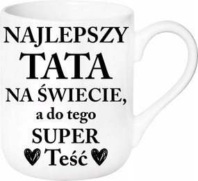 Bögre Legjobb Apa És Szuper Após Ajándék 330ml Csomagolás