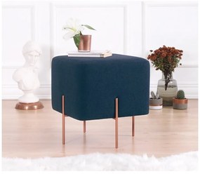 Sötétkék puff Copper – Artie