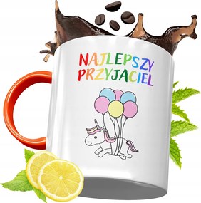 Narancssárga Bögre Gyerekeknek Gyereknapra, fényképes nyomattal