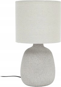 Amani asztali lámpa kerámia, szürke, világos