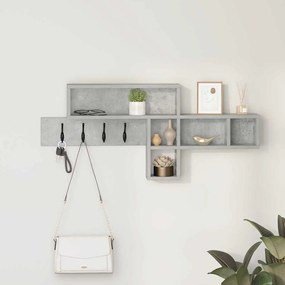 Fali Kabáthorog Beton szürke 100 x 12 x 43.5 cm Faanyag