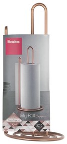 Rézszínű konyhai papírtörlő tartó - Metaltex