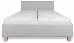 PULSAR kárpitozott ágy + rácsos rács + matrac EMI