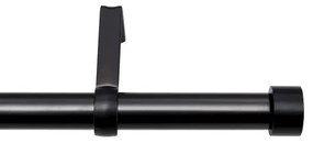 Cappa függönykarnis állítható, teleszkópos 90-165 cm fekete