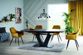 Linea Velvet karosszék fekete