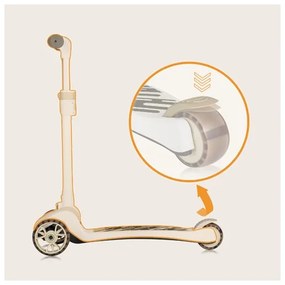 Lionelo FRANKY 2v1 gyerek roller fehér/beige