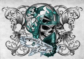 Vinyl fotótapéta 254x184 Vengeance is mine Saith the Lord +ragasztó