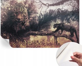 Öntapadós fotótapéta Nappaliba és Hálószobába Erdei motívum 416x254 cm