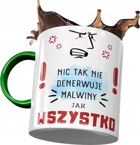 Zöld Bögre Malvina Barátnő Feleség Ajándék Nyomtatott Fotóval