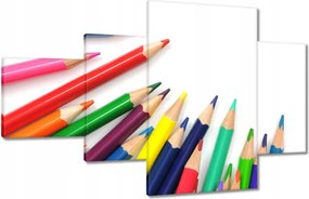 Vászonkép 130x80 Színes ceruzák gyerekeknek