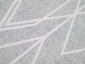 Renforcé pamut szatén krepp ágyneműhuzat SZÜRKE CSÍKOK sötétszürke Ágyneműhuzat mérete: 70 x 90 cm | 140 x 200 cm