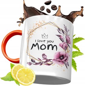 Narancssárga Bögre Anyák Napjára Ajándék fényképes nyomattal