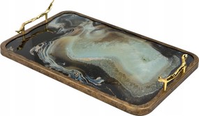 Dekorációs tálca 48x30x8 cm Tulum