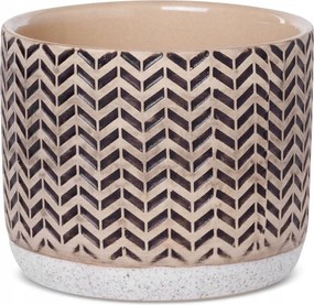 Dekorációs virágtartó Keri 12x12x10 Eurofirany krémszínű