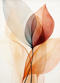 Poszter 20,5x28,4cm Éteri levelek