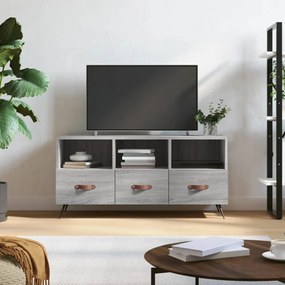 Szürke sonoma színű műfa TV-szekrény 102 x 36 x 50 cm