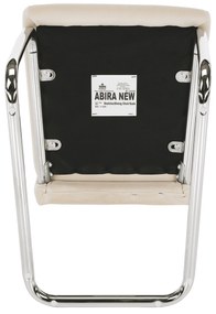Étkezőszék, bézs Dulux Velvet szövet/világos varrás, ABIRA NEW