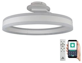 NEDES LED Dimmelhető felületre szerelhető csillár LED/86W/230V 3000-6500K fehér + távirányítás ND3908