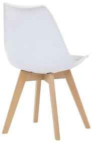 Fehér Műanyag Étkezőszék. CT-X7056 WT