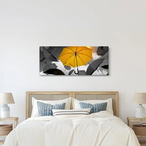 Egy sárga esernyő képe (120x50 cm)