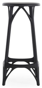 Barová židle A.I. STOOL LIGHT, v. 65 cm, černá - Kartell