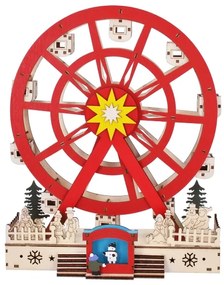 Solight 1v277 - LED karácsonyi dekoráció LED/2xAA/meleg fehér körhinta