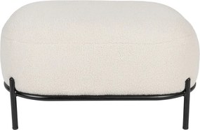 Krémszínű puff Hocker Polly – White Label