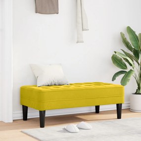 Pad Sárga 113x57x39 cm Bársonyos