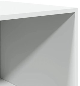 fehér szerelt fa ruhásszekrény 50 x 50 x 200 cm
