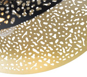 Keleti függőlámpa fekete arannyal 50 cm - Japke