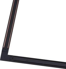 Modern fekete sínrendszer 1 fázisú 400 cm - Magnetic