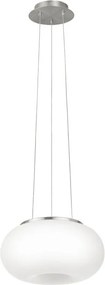 EGLO 86813 OPTICA Modern Függesztett Lámpa Fehér, Nikkel E27 IP20
