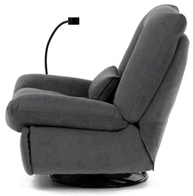 Elektromos vezérlésű szürke szövet dönthető fotel. TV-7081 GREY2