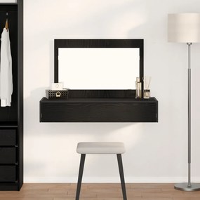 Falis öltöztető asztal Fekete tölgy, 100x40x70 cm
