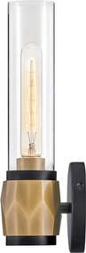 Hinkley lighting kristály fali lámpa ellison fekete sárgaréz átlátszó elshk-ellison1-bk-hb IP44