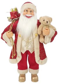 Santa Claus Piros-arany dekoráció 60cm