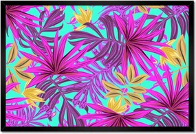 Poszter keretben 60x40 Egzotikus levelek Trópusok