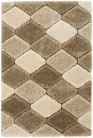 Puha Szőnyeg Csillogó Vastag Shaggy Rombusz Szeletek California 160x220 cm