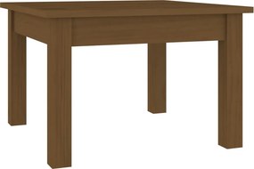 vidaXL mézbarna tömör fenyőfa dohányzóasztal 45 x 45 x 30 cm